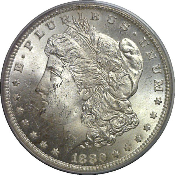 1880-CC Morgan Dollar   PCGS MS-64  CAC - Image 2