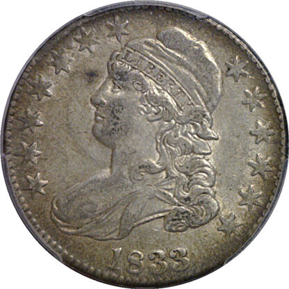 1833 Bust Half Dollar   PCGS AU-50 - Image 2
