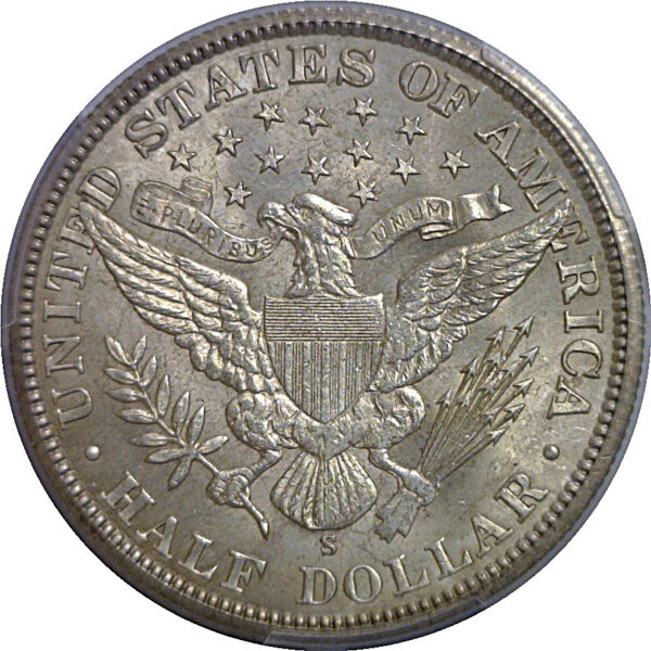 1903-S Barber Half Dollar   PCGS MS-64 - Image 3