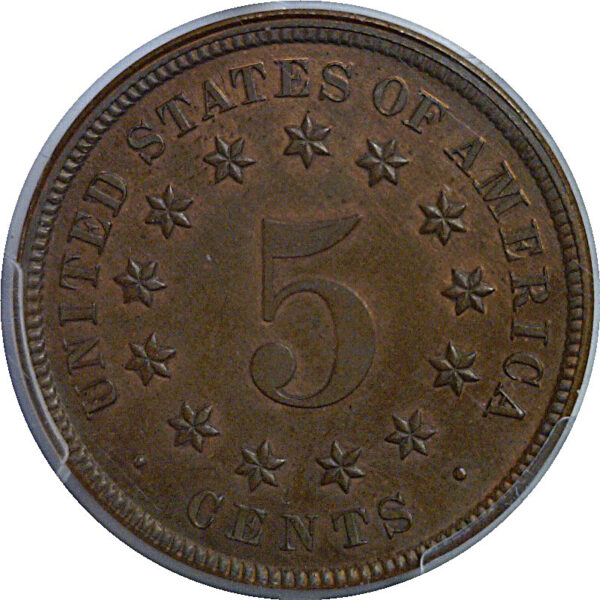 1882 Pattern Nickel  Judd-1694   PCGS PR-63 RB - Image 3