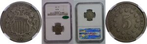 1881 Shield Nickel     NGC VF-30  CAC