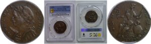 1787 Connecticut Copper   PCGS AU-58