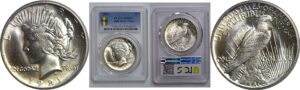 1921 Peace Dollar   PCGS MS-65+