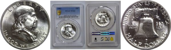 1962 Franklin Half Dollar   PCGS MS-66