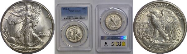 1946-D Walking Liberty Half Dollar   PCGS MS-65+