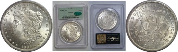 1880-CC Morgan Dollar   PCGS MS-64  CAC