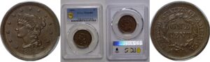 1852 Large Cent   PCGS MS-63 BN