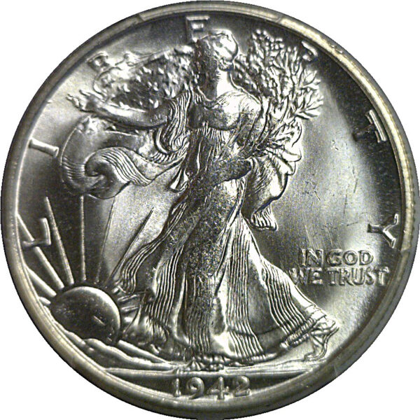 1942-S Walking Liberty Half Dollar   PCGS MS-65 - Image 2