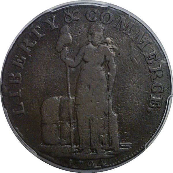 1794 Talbot, Allum, & Lee Cent    PCGS F-15 - Image 2