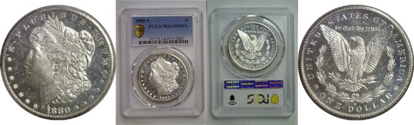 1880-S Morgan Dollar   PCGS MS-64 DMPL
