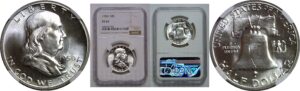 1950 Franklin Half Dollar   NGC PF-67