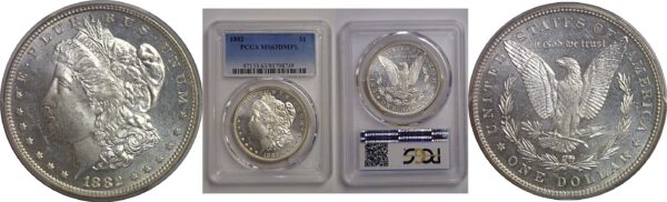 1882 Morgan Dollar   PCGS MS-63 DMPL