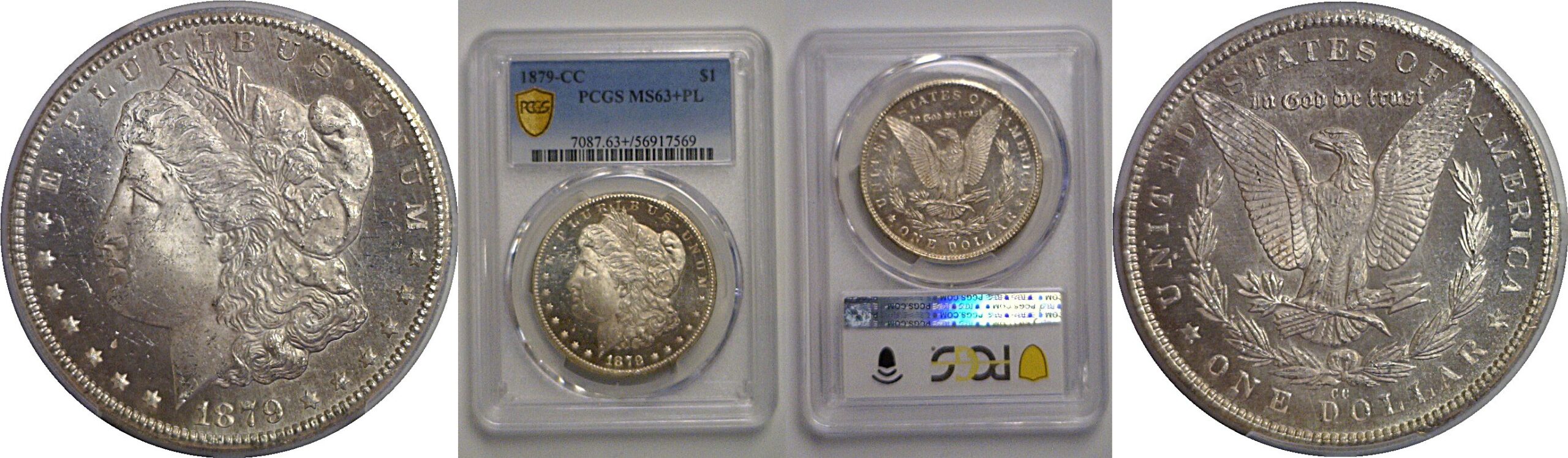 1879-CC Morgan Dollar   PCGS MS-63+ PL