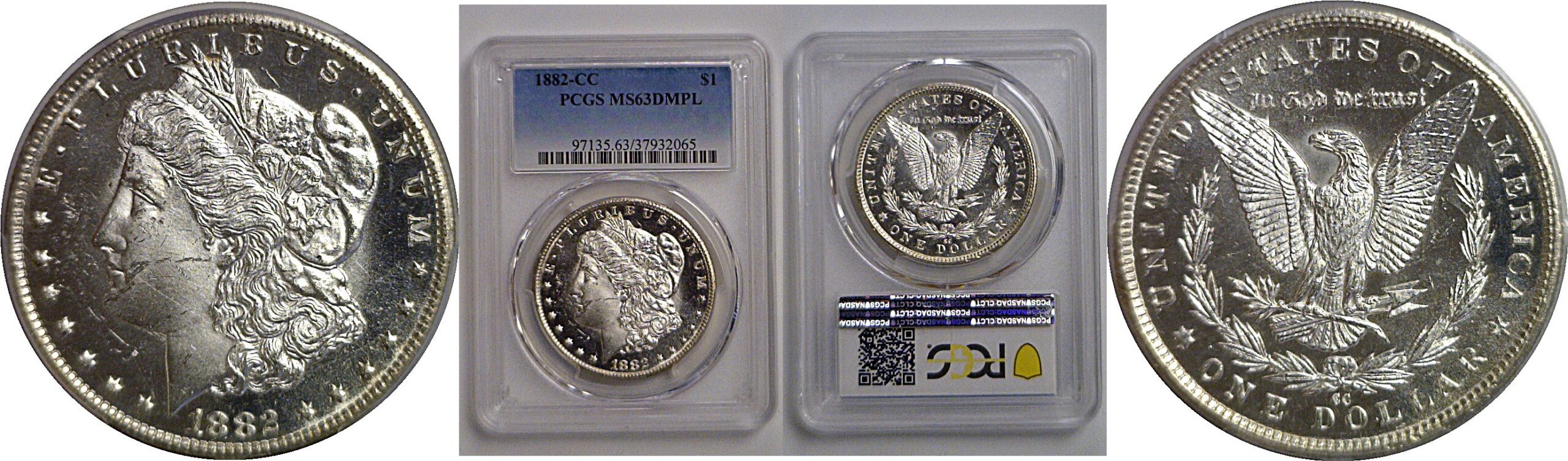 1882-CC Morgan Dollar   PCGS MS-63 DMPL