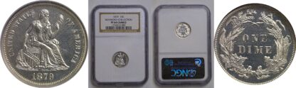 1879 Seated Liberty Dime   NGC PF-64 Cameo