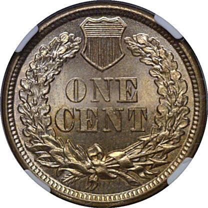 1861 Indian Head Cent    NGC MS-65  CAC - Image 3