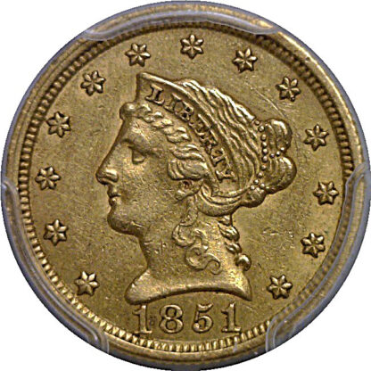 1851 $2 1/2 Liberty    PCGS AU-55 - Image 2