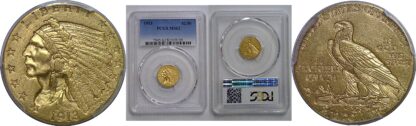 1913 $2 1/2 Indian   PCGS MS-62