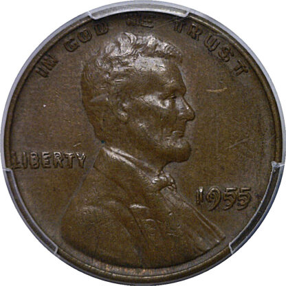 1955 Doubled Die Obvese  Lincoln Cent   PCGS AU-55 - Image 2