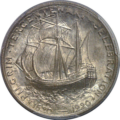 1921 Pilgrim Commemorative Half Dollar   PCGS MS-66 - Image 3