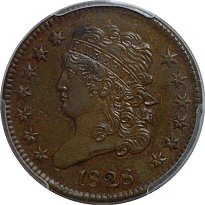 1828 13 Stars   PCGS AU-55 - Image 2