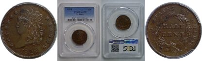 1828 13 Stars   PCGS AU-55