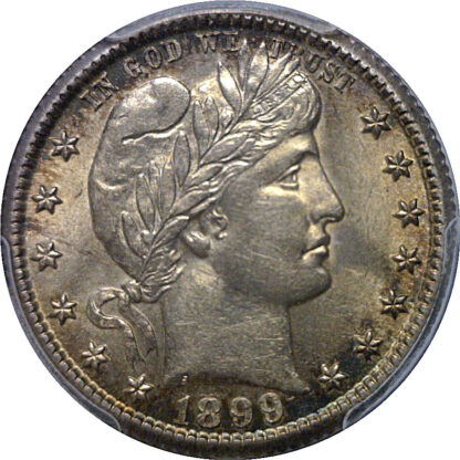 1899-O Barber Quarter   PCGS MS-62 - Image 2