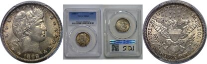 1899-O Barber Quarter   PCGS MS-62
