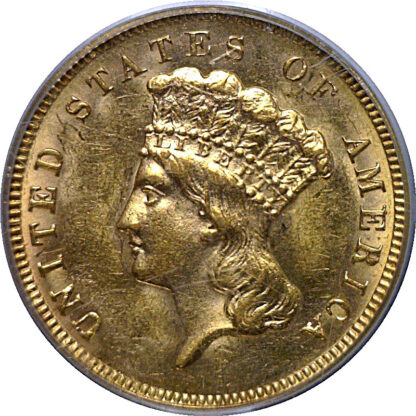 1888  $3 Princess    PCGS MS-62 - Image 2