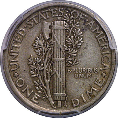 1921 Mercury Dime   PCGS XF-40  CAC - Image 3