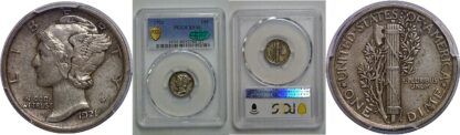 1921 Mercury Dime   PCGS XF-40  CAC