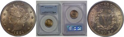 1884 Liberty Nickel   PCGS MS-65