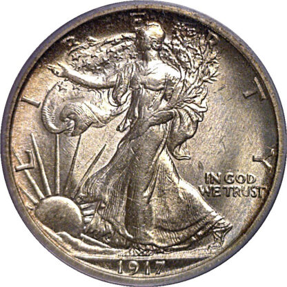 1917-S Reverse  Walking Liberty Half Dollar    PCGS MS-62 - Image 2