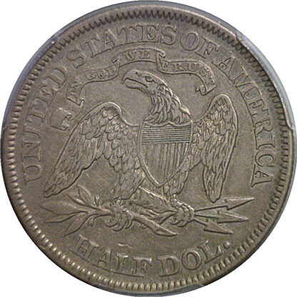 1866 Seated Liberty Half Dollar   PCGS XF-40 - Image 3