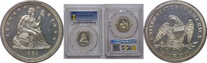 1859  Seated Liberty Quarter   PCGS PR-66 CAM