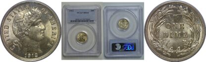 1912 Barber Dime   PCGS MS-64