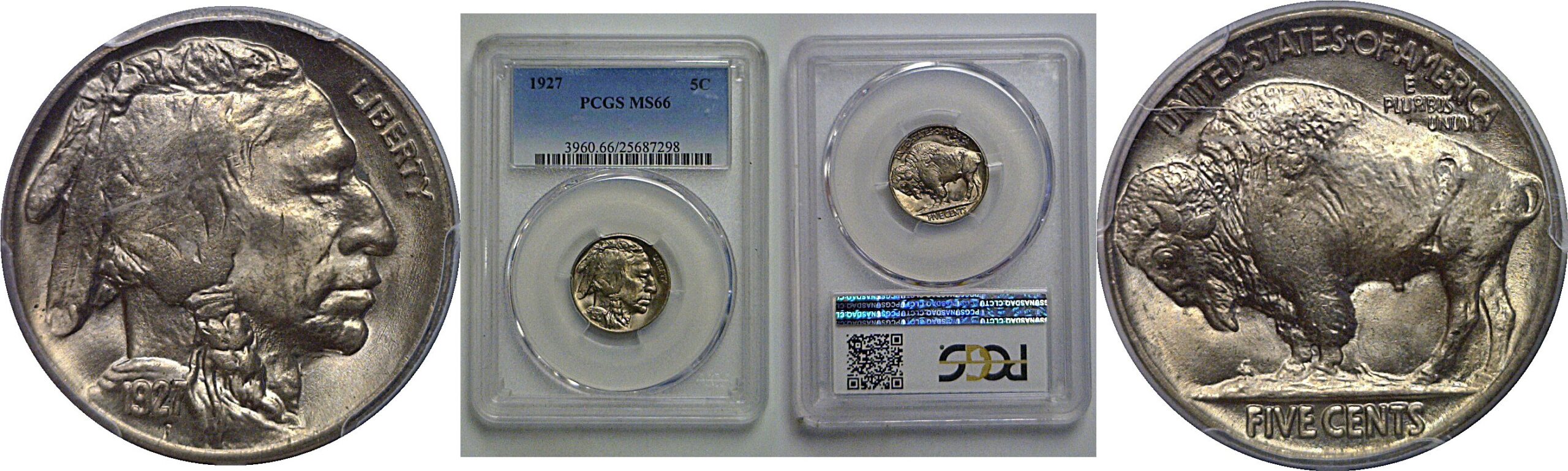 1927 Buffalo Nickel   PCGS MS-66