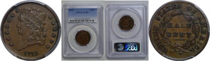1832 Half Cent   PCGS AU-53