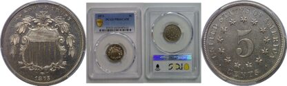 1875 Shield Nickel   PCGS PR-66 CAM