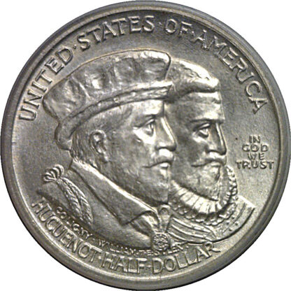 1924 Huguenot Commemorative Half Dollar   PCGS MS-63 - Image 2