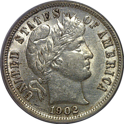 1902-S Barber Dime   PCGS AU-55 - Image 2