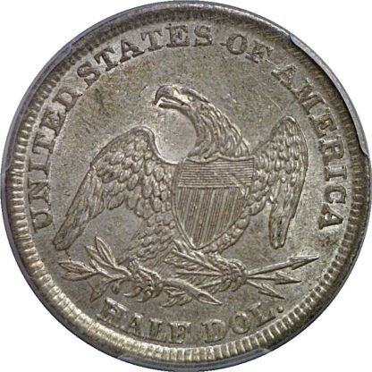 1838 Bust Half Dollar   PCGS AU-58 - Image 3