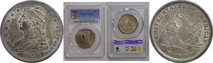 1838 Bust Half Dollar   PCGS AU-58