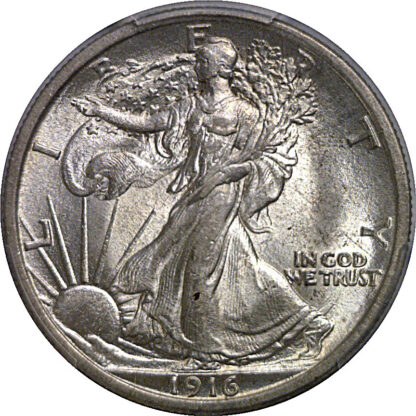1916 Walking Liberty Half Dollar   PCGS MS-63 - Image 2
