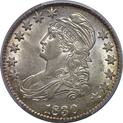 1830 Bust Half Dollar   PCGS AU-58 - Image 2