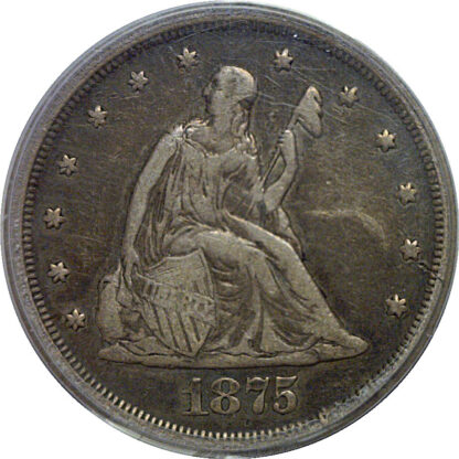 1875-S Twenty Cent Piece   PCGS VF-30 - Image 2