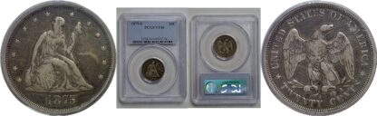 1875-S Twenty Cent Piece   PCGS VF-30