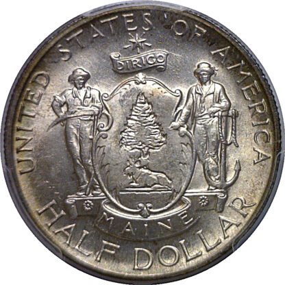 1920 Maine Commemorative Half Dollar   PCGS MS-65  CAC - Image 2