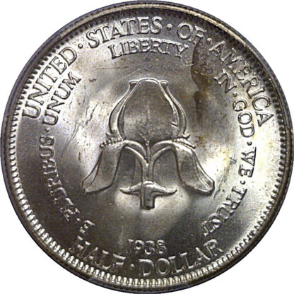 1938 New Rochelle Commemorative Half Dollar   PCGS MS-65 - Image 3