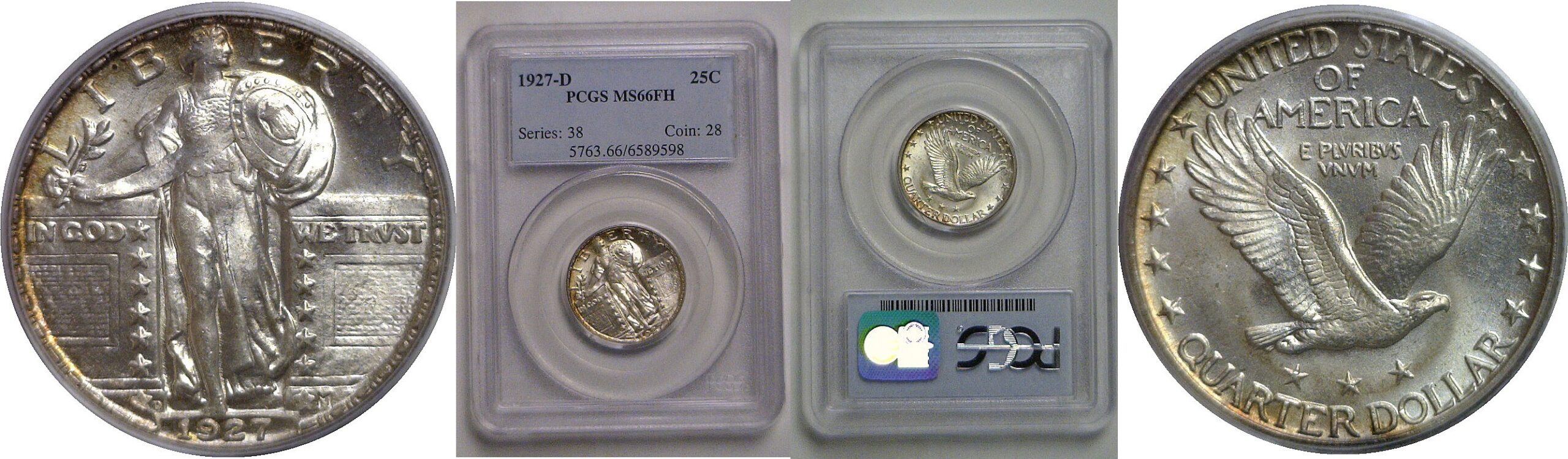 1927-D Standing Liberty Quarter   PCGS MS-66 FH